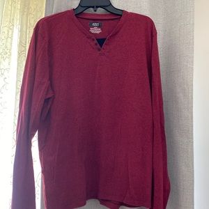 Large regular fit mens Alfani long sleeve tee